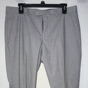 Alfani, 34Wx30L, black & white checkered pattern dress pants